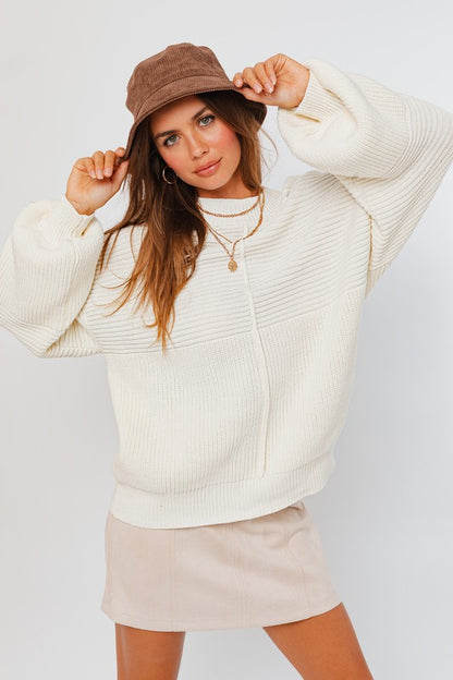 Lola Ribbed Knitted Sweater