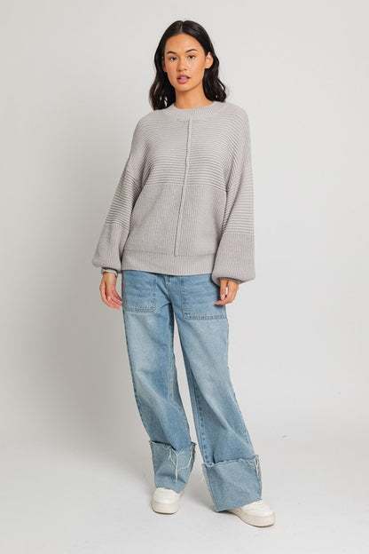 Lola Ribbed Knitted Sweater