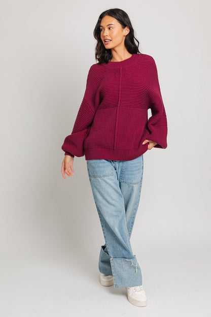 Lola Ribbed Knitted Sweater