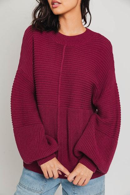 Lola Ribbed Knitted Sweater