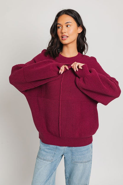 Lola Ribbed Knitted Sweater