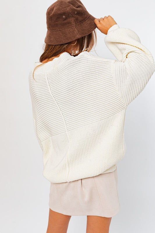 Lola Ribbed Knitted Sweater