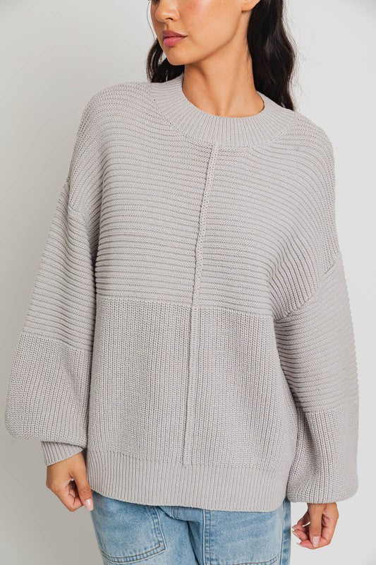 Lola Ribbed Knitted Sweater