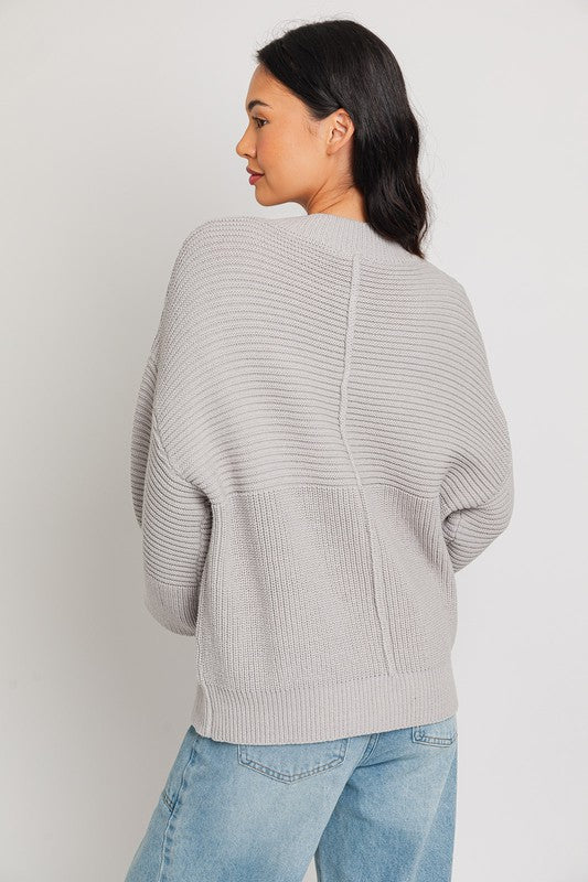 Lola Ribbed Knitted Sweater