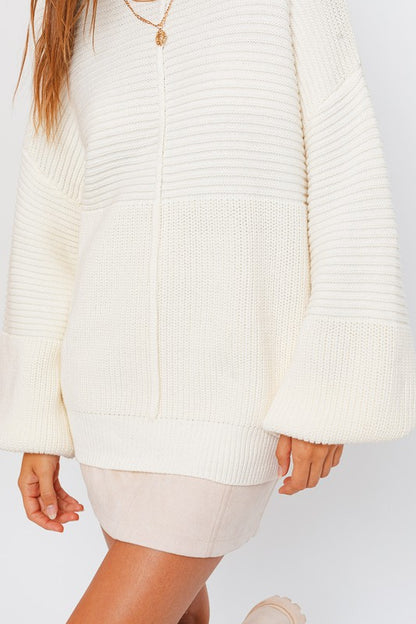 Lola Ribbed Knitted Sweater