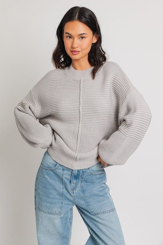 Lola Ribbed Knitted Sweater