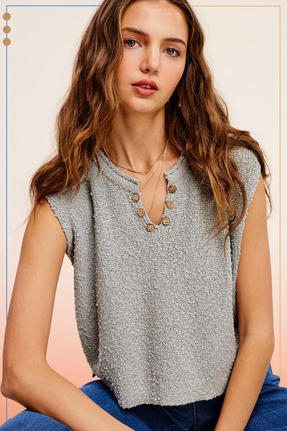 Sloan Cropped Sweater Top